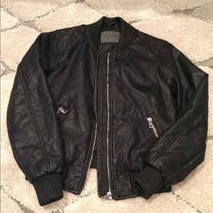 Black leather Jacket